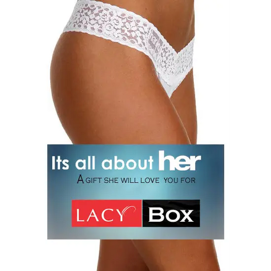 Seductive V Cut Lace Thong Underwear Subscription Box