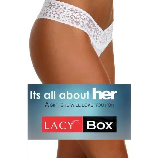 Seductive V Cut Lace Thong Underwear Subscription Box