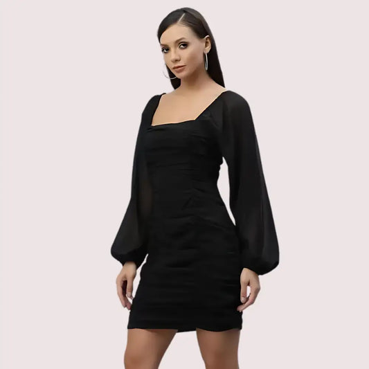 Stylish Black One-Piece Outfit for Women - XL / Dark Black