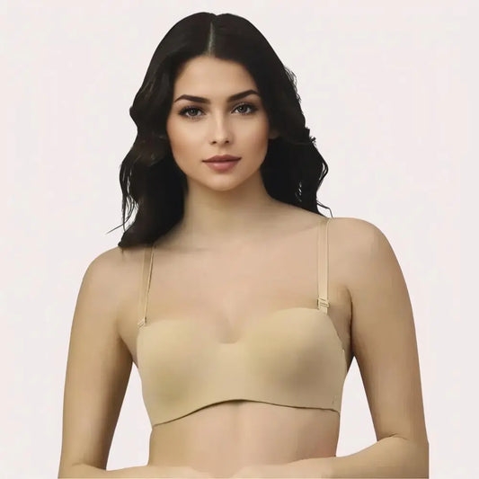 FD Demi Bra + Free Seamless Panty - Lift, Comfort & Perfect Fit Snazzyway