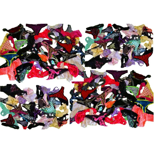 Wholesale 50 Womens Assorted Designs Thongs G-Strings - Assorted