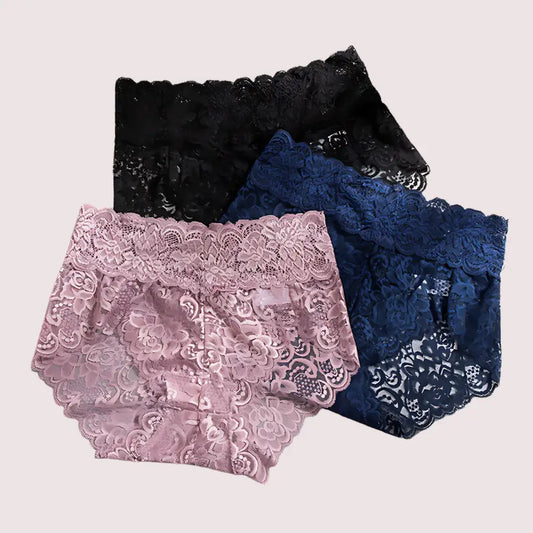 Women’s Beautiful Lace Panties Pack (of 3)