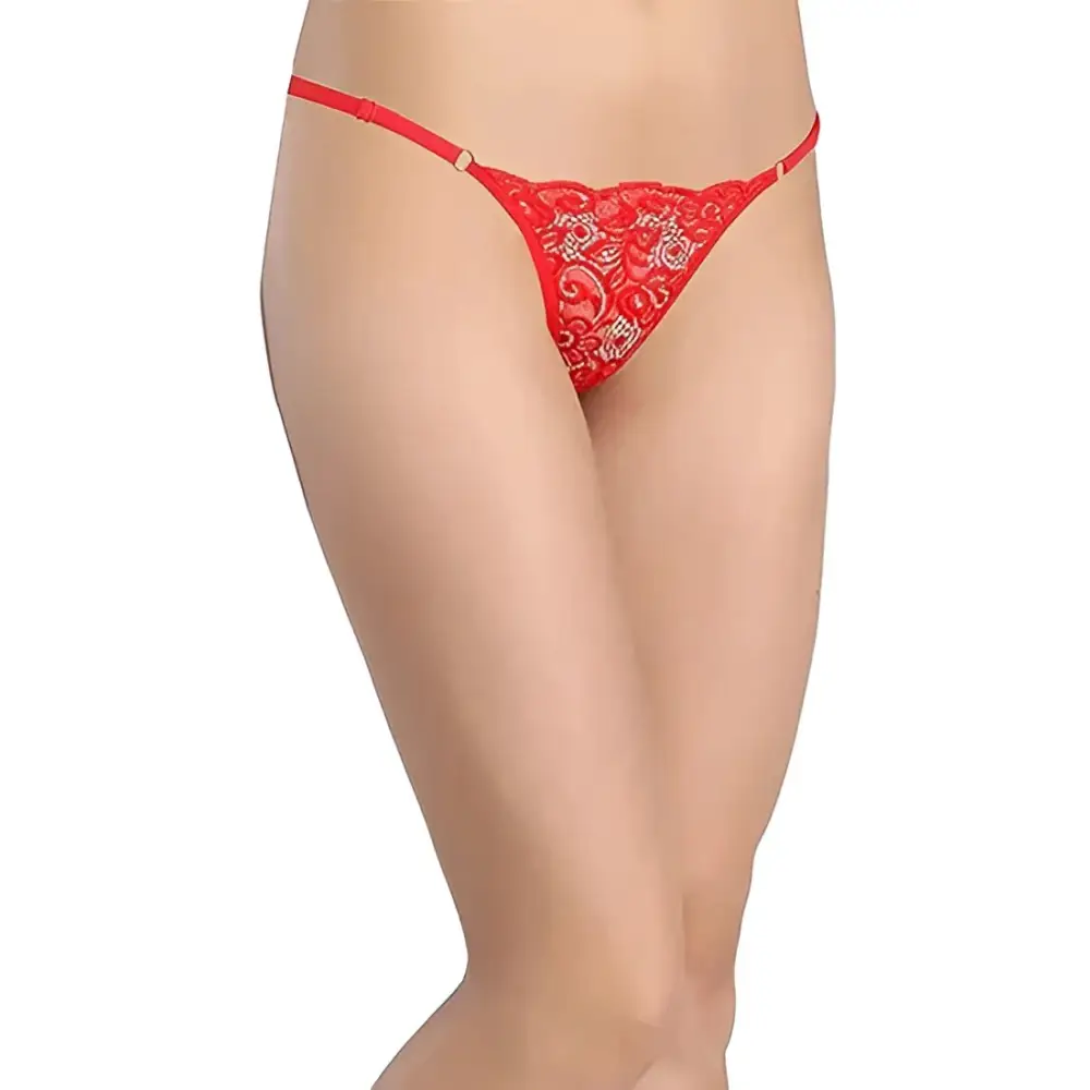 Women’s Lace G-String Set - Pack of 4