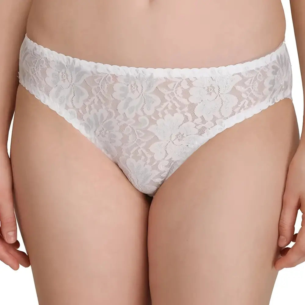 Women’s Low Waist Lace Panty Trio - Pack of 3