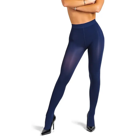 Women’s Navy Blue Pantyhose Stockings - Navy Blue / One Size