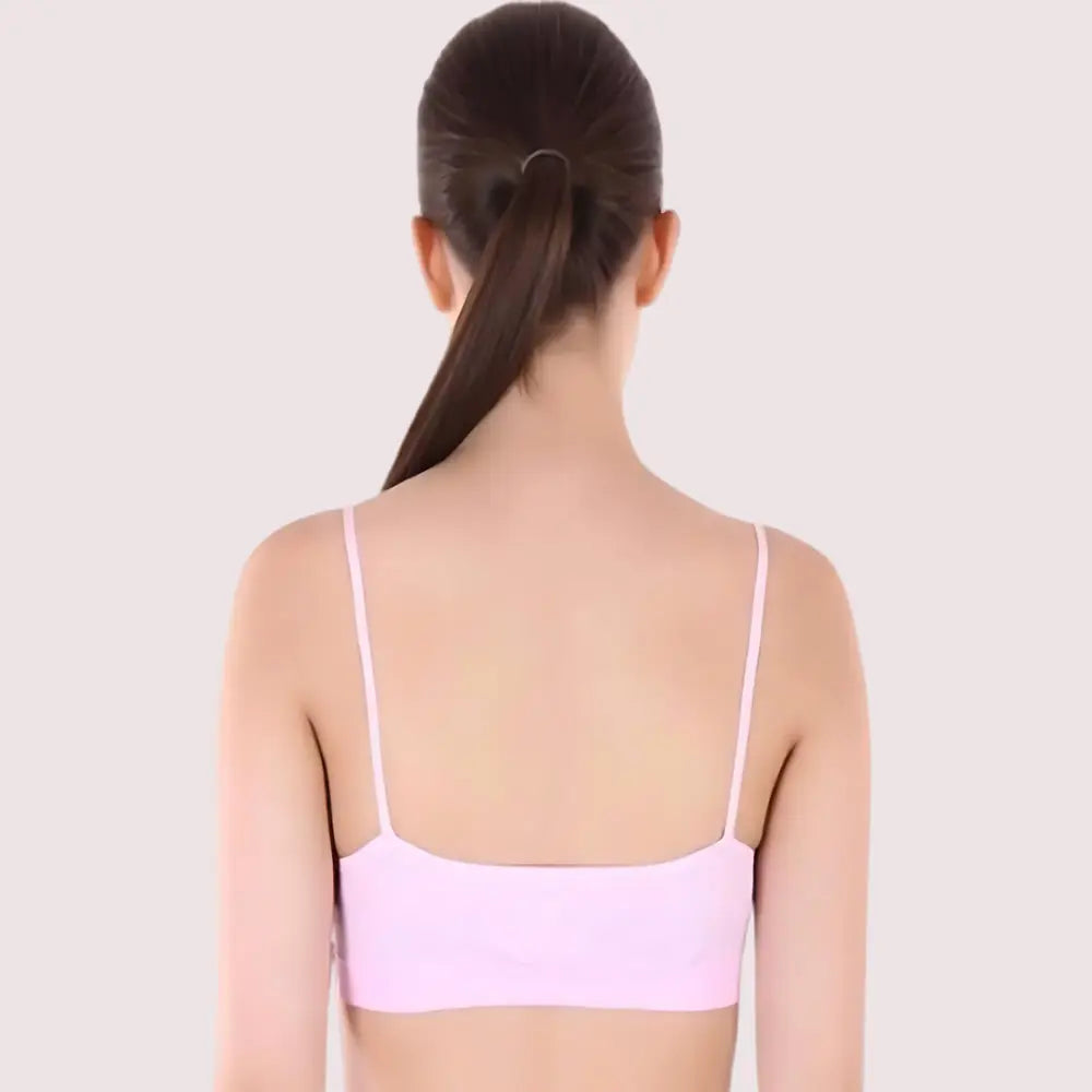 Blush Comfort Light Pink Bra - Non-Padded ( Pk-2) Snazzyway