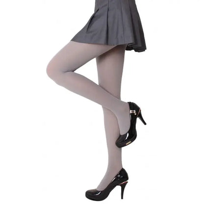 Ultra soft ultra shine waist to sheer grey women pantyhose Snazzyway