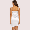Women&#39;s Silky Tank Top Slip Dress Adjustable Straps - Boldlior