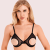Daring &amp; Sexy Sheer Open Cup Bralette - Boldlior