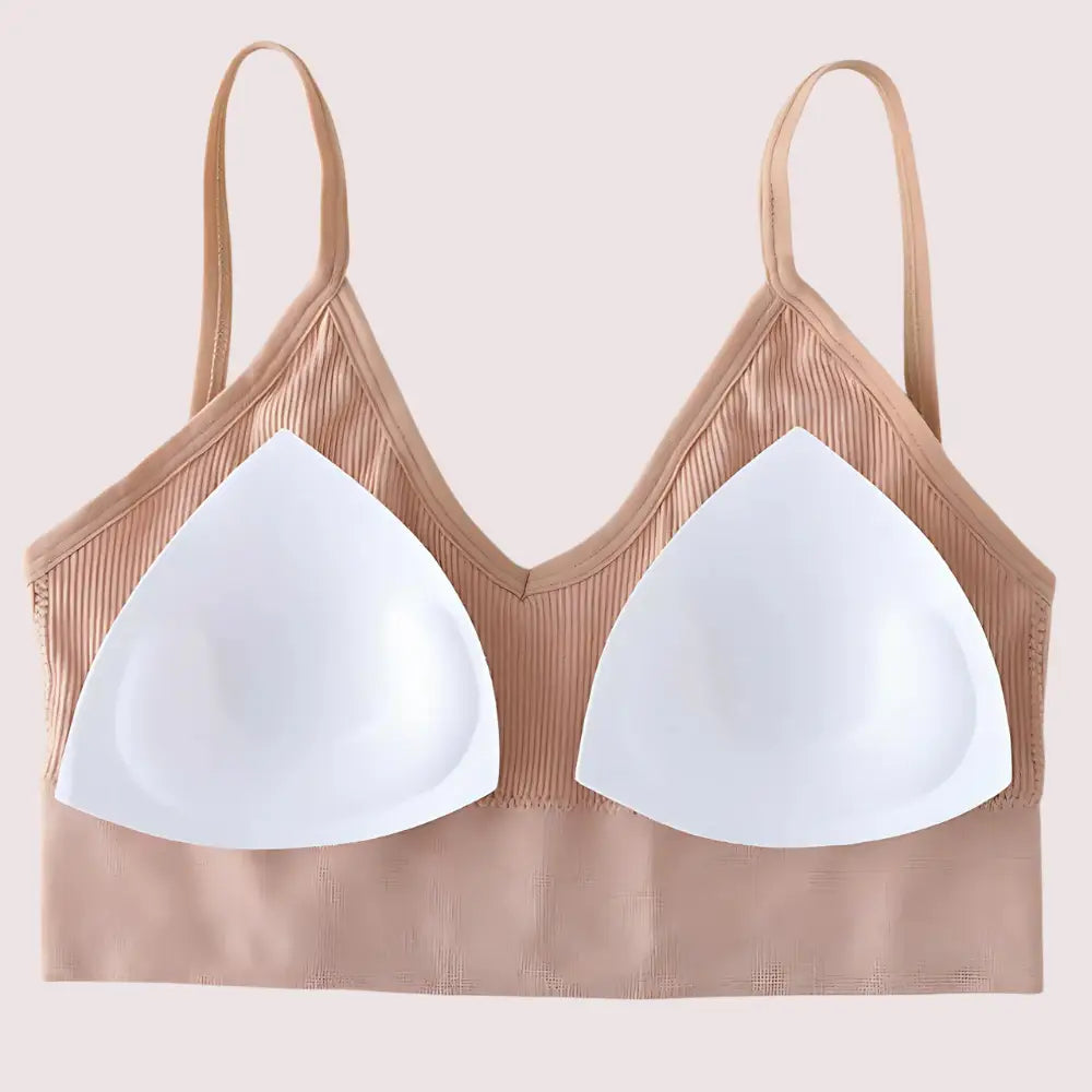 2 Pack Medium impact padded Sports bra