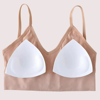 2 Pack Medium impact padded Sports bra