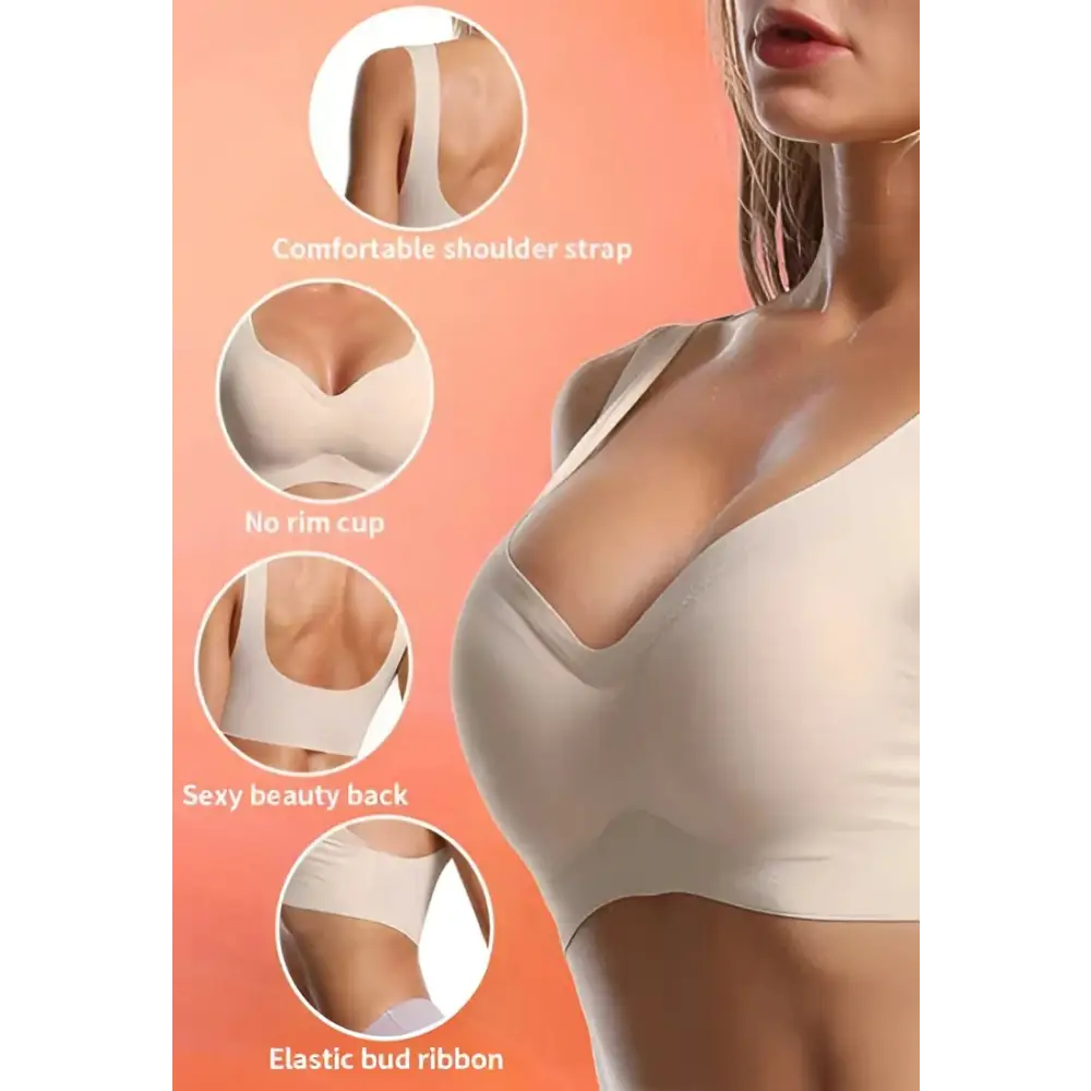 2 Pack Ultimate comfort non wire seamless bra