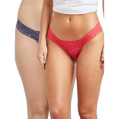 2-Pack Women’s Fashionable Thong Panties