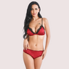 French Daina Premium Satin Bra and Panty Duo - Boldlior
