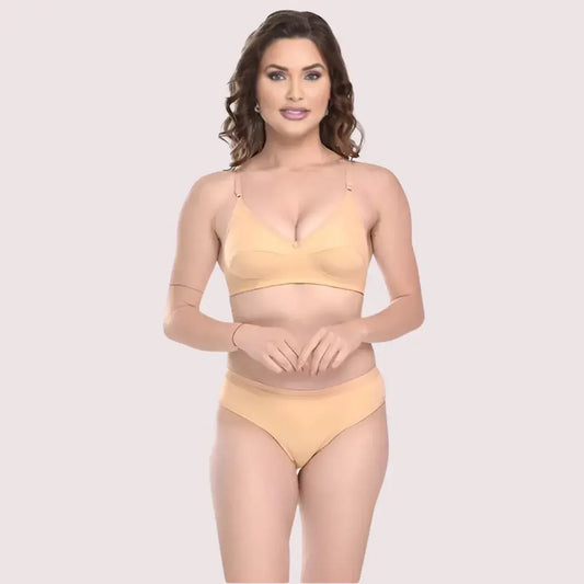 Everyday Elegance Cotton Bra Panty Set (2 pack) Snazzyway