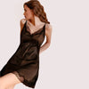 Beautiful Silk Slipover Nightwear Dress - Boldlior