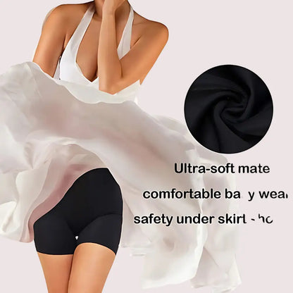 2pcs Ice Silk Seamless Women’s Shorts Panty