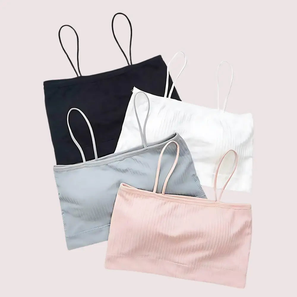 3 pack total comfort padded cami bras