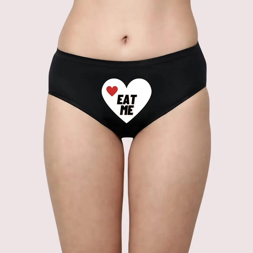 Eat Me Printed Hipster Panty Gift Pack Snazzyway
