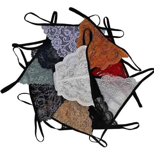 4-Pack Lace G-Strings for Everyday Luxury