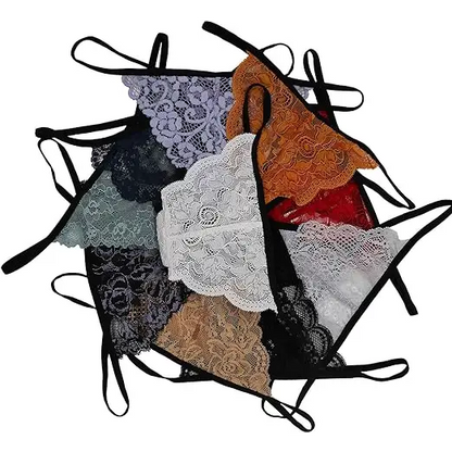 4-Pack Lace G-Strings for Everyday Luxury