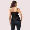 Luxury Cowl Neck Silk Camisole for Evening - Boldlior