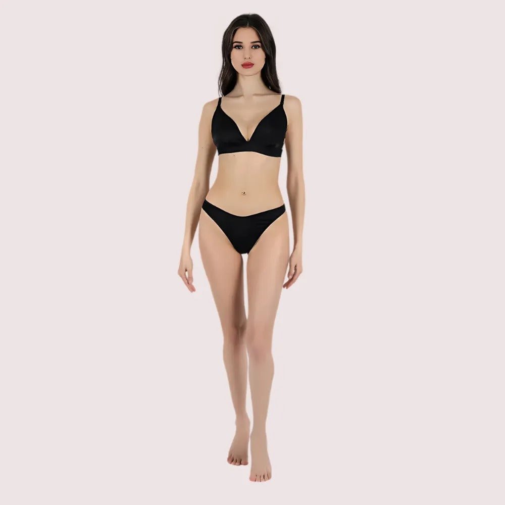 Soft Touch Pure Silk Bra Set for Women - Boldlior