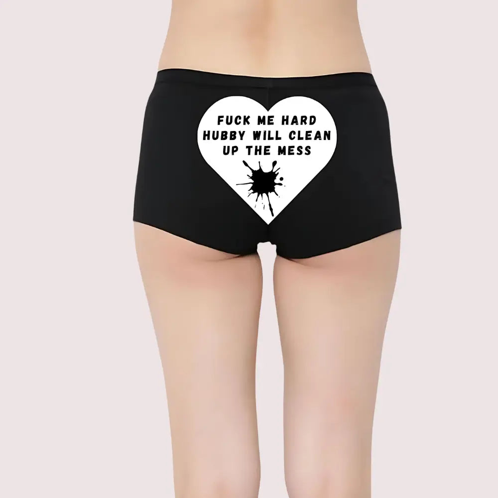 Personalized Naughty Text Panties for Her Snazzyway