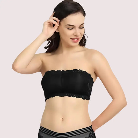 Soft and Stretchable Wirefree Tube Top Bra for Comfort Snazzyway