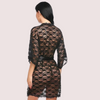 Soft &amp; Lightweight Transparent Lace Robe - Boldlior