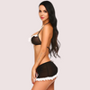 Sheer Mesh Women&#39;s Lingerie Set - Boldlior
