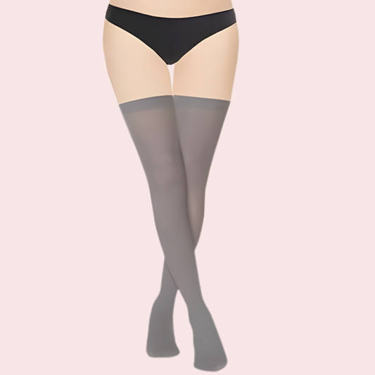 Classic Sheer Stockings – Pack of 2 (Grey & Nude Shades)