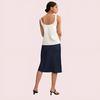 Elegant Lace Trimmed Silk Camisole Top - Boldlior