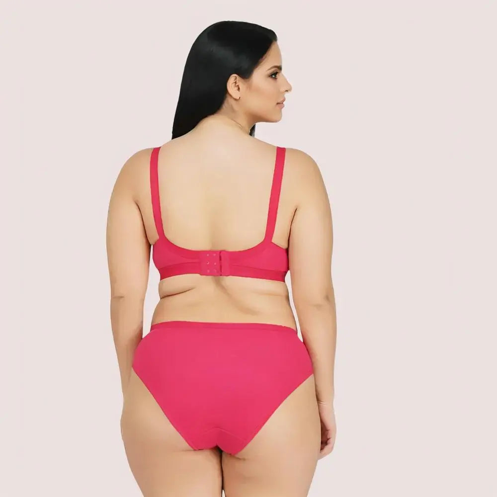 BodyHug Full Coverage Bra & Panty Set Snazzyway