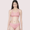 Wire - Free Women&#39;s Cotton Sports Bra Panty Set (2 pack) - Boldlior