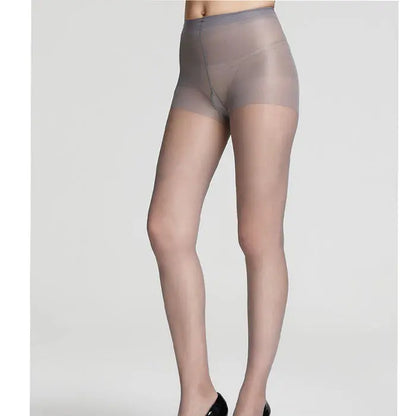 Cotton Full Support Control Top Reinforced Toe Pantyhose Snazzyway