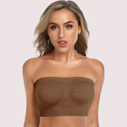 2-Pack of Non-Padded Strapless Tube Bras Snazzyway