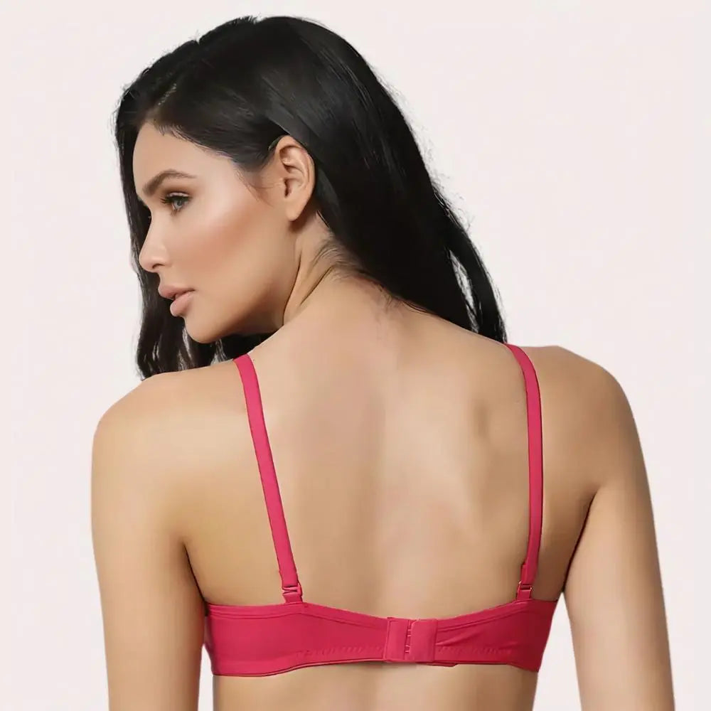 Fairy Kiss Lightly Padded Bra – Red Snazzyway