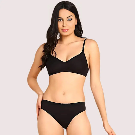 Breathable Cotton Lingerie Set for Her (2 pack) Snazzyway