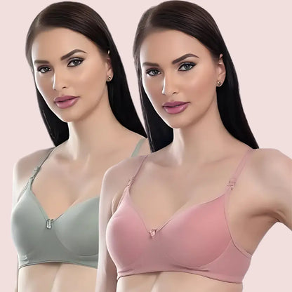 Lift & Lounge 2-Pack Lightly Padded Push-Up Bra Snazzyway