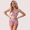Luxury Silk Camisole &amp; Shorts Set - Boldlior