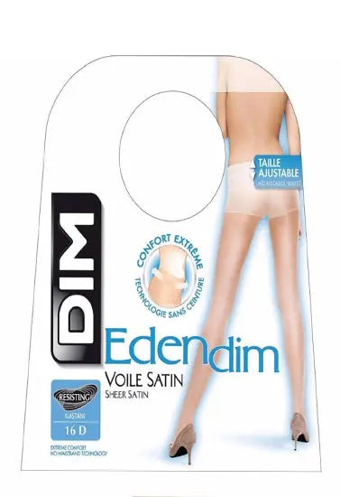 Dim Edendim Voile Satin Sheer Pantyhose Snazzyway