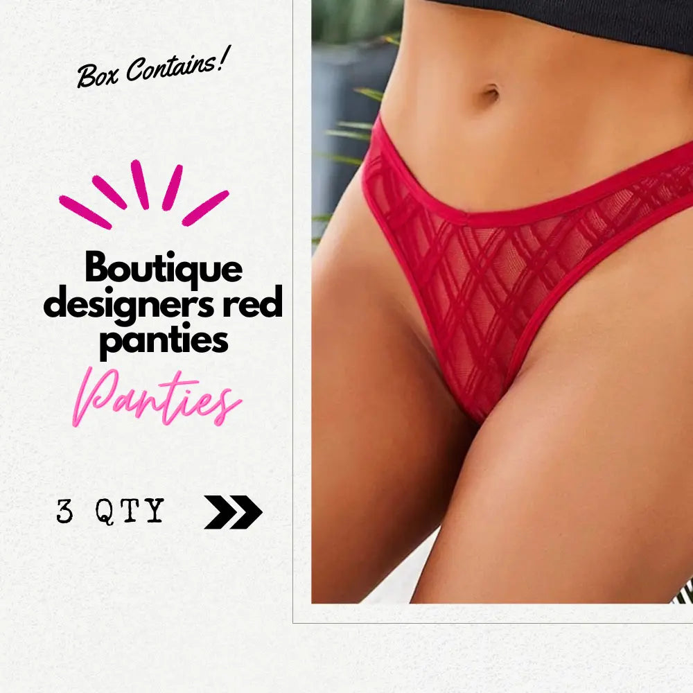 Cherry Kisses Red Lingerie Box Snazzyway