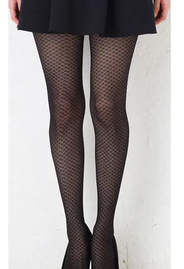 Fashion tights  15 denier diamond patterned Snazzyway