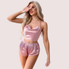 Luxury Silk Camisole &amp; Shorts Set - Boldlior
