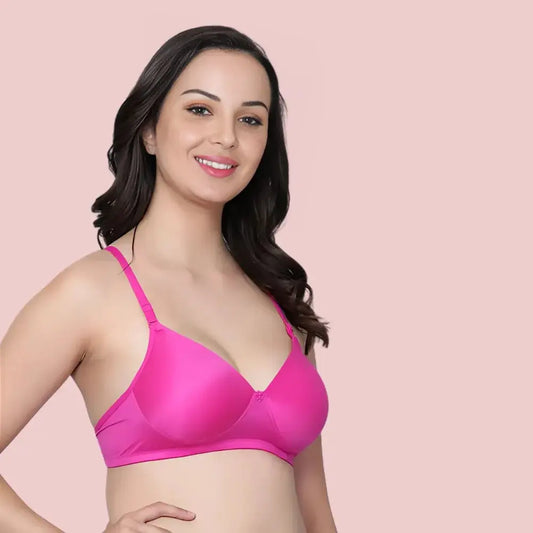 Bliss Wear Non-Wired Padded Bra Essentials – 6 Pack Snazzyway
