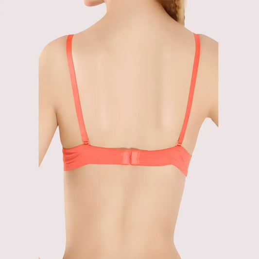 Comfortable Padded Non Wired Smooth T-Shirt Bra Snazzyway