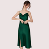 Luxurious Women&#39;s Silk Satin Sleepwear Nightdress - Boldlior
