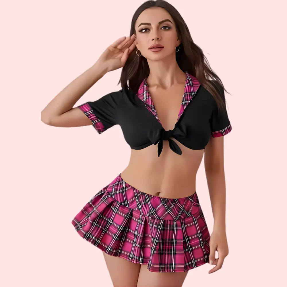 French Daina Adorable Babydoll Playtime Outfit with Luxury Panty Gift Snazzyway