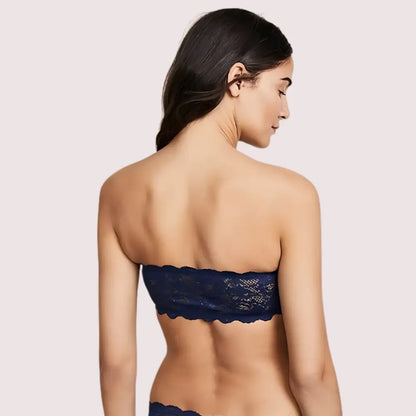 Sexy Tube Bandeau Bra Top in Striking Cobalt Snazzyway